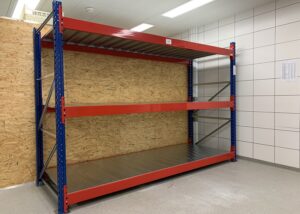 Weitspannregal Reinigungslager ASANA Spital Leuggern